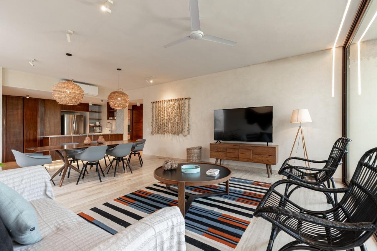 308-303 Beautiful Apartments With 3 Bedrooms Тулум Екстериор снимка